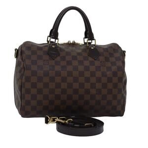 LOUIS VUITTON Damier Ebene Speedy Bandouliere 30 Hand Bag Ｎ41367 N41367
